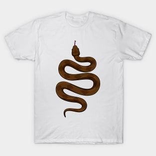 Snake with brown Stripes T-Shirt
